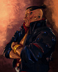 Print Portrait - Jackie Welles from Cyberpunk 2077