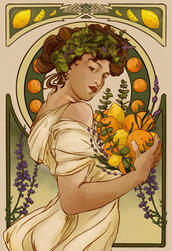 Art Nouveau Inspired Piece for a Beauty and Cosmetic Store