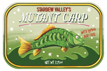 Stardew Valley Fish Tin Designs for merch